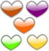 Glossy Heart 2 Clip Art