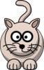 Grey Cat Clip Art