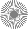 Grey Flower Clip Art