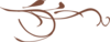 Half Brown Love Border Clip Art