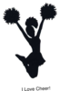 I Love Cheer Clip Art