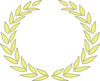 Laurel Crown Brown Clip Art