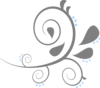 Light Blue And Gray Scribe Clip Art