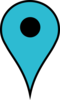 Map Pin Blue Clip Art