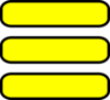Menu Yellow Icon Button Clip Art