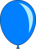 New Blue Balloon Clip Art