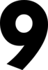 Nine Clip Art