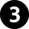 Number 3 In Circle Clip Art