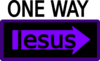 One Way Jesus Clip Art