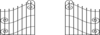 Open Gate Clip Art