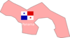 Panama Map (my Version) Clip Art