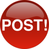 Post Button Clip Art