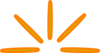 Ray Of Sun Orange Clip Art