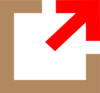 Red Brown Arrow Clip Art