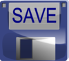 Save Button Clip Art