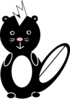 Skunk Revised Clip Art